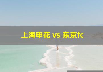 上海申花 vs 东京fc